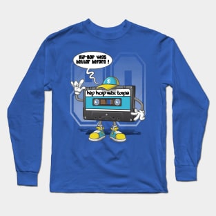 Hip hop mix tape old school Long Sleeve T-Shirt